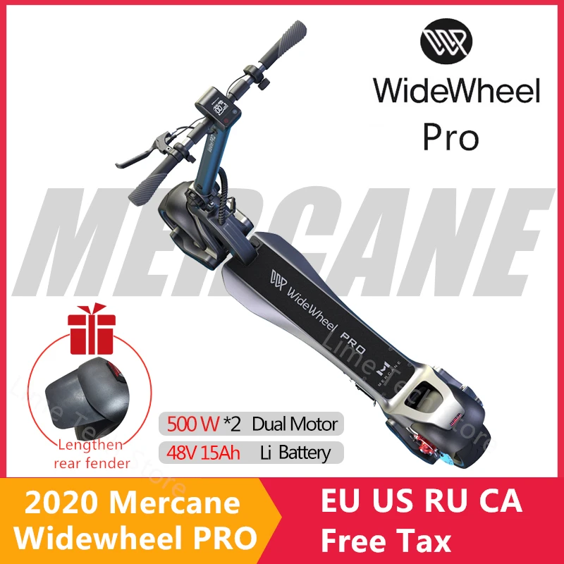 Новинка 2020 оригинальный электрический скутер Mercane WideWheel Pro 1000 Вт 40 км/ч умный