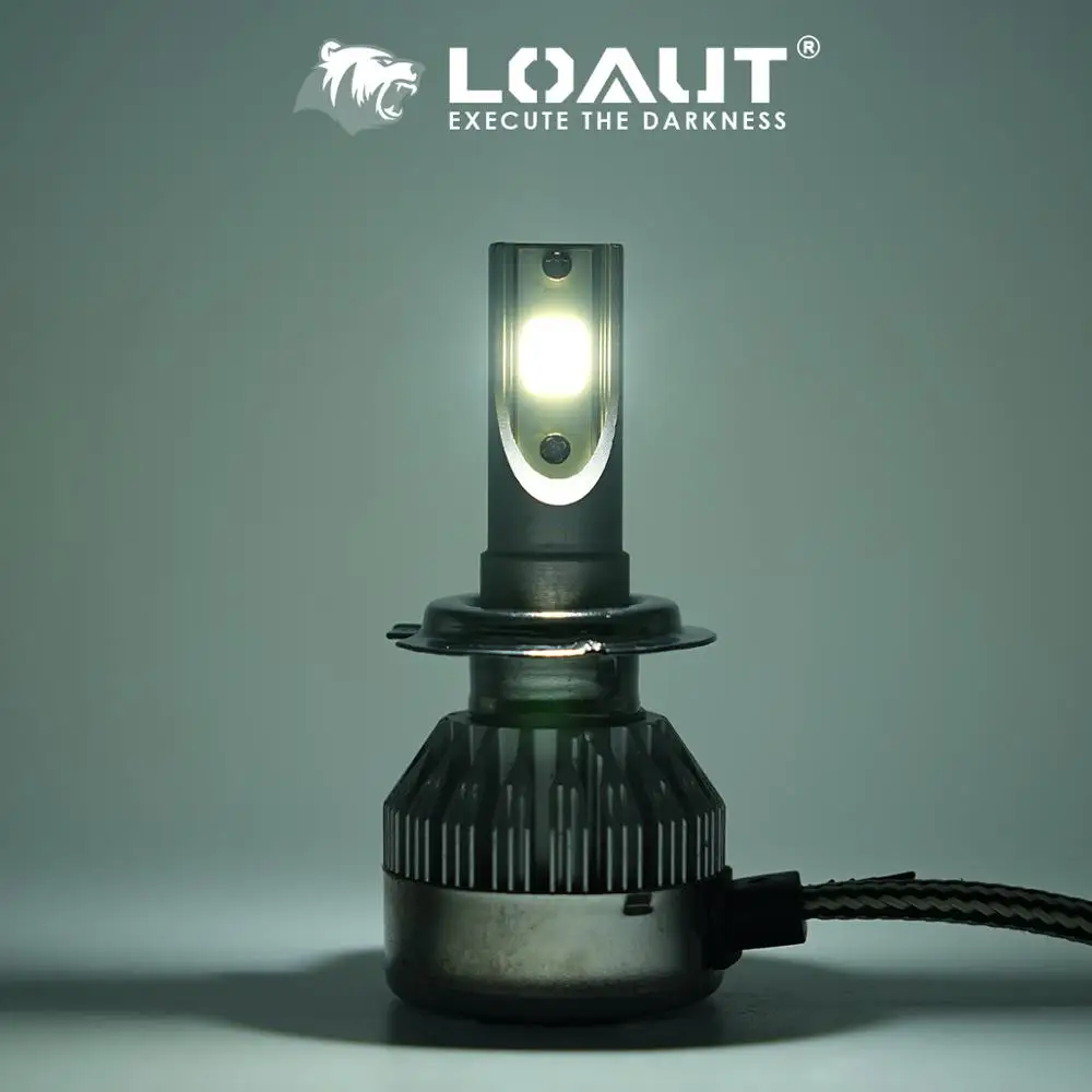 LOAUT H13 Автомобильные фары H4 светодиодные противотуманные фары h1 лампы 9006 HB4 6000lm 30 Вт 6000 К Встроенный привод 12 В 24 В для Nissan