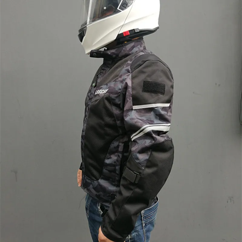 LYSCHY Motorcycle Jacket Men Waterproof Motorbike Riding Jacket Full Body Protective Gear Turtle Motorcycle Protection