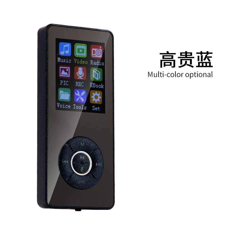 Портативный мини Bluetooth MP3 для студентов детей электронная книга ридер Walkman Поддержка TF карты без потерь цифровой видео музыкальный плеер - Цвет: T4 Blue