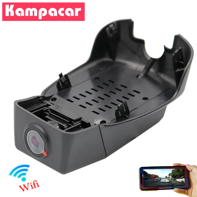 Автомобильный видеорегистратор Kampacar с Wi Fi для Volvo V90 CC XC60 T8 S90 CROSS T4 T5 T6 2017 до 2020