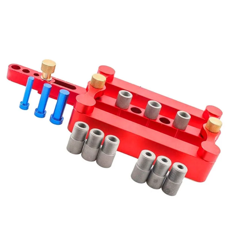 

6-10mm Doweling Jig Aluminum alloy Self Centering Metric Drill Adjustable