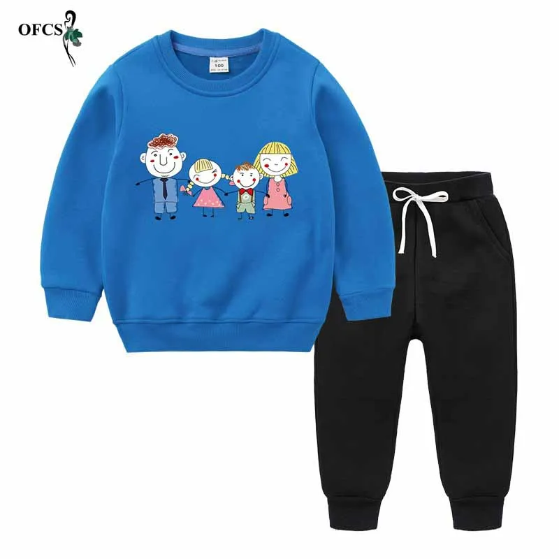 Детский костюм модная одежда для маленьких мальчиков Комплекты из 100% хлопка с длинными рукавами и штанов, 2 предмета, одежда для детей 2-12 лет