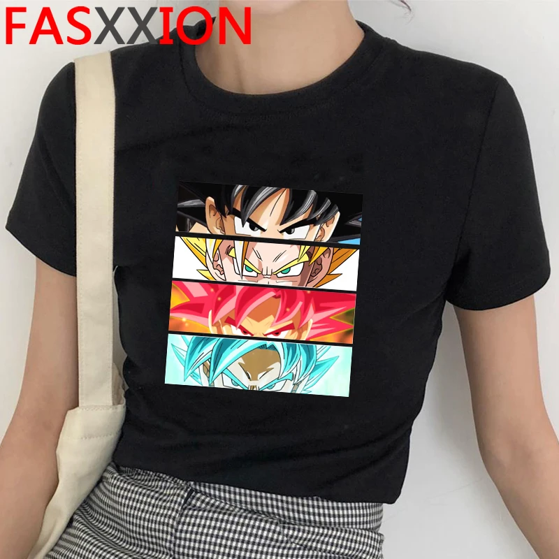 Футболка Dragon Ball Z Harajuku Мужская футболка с аниме Забавные футболки в стиле хип-хоп
