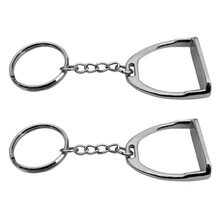 2x Английский брелок для ключей орнамент ЛОШАДЬ КОННЫЙ подарок