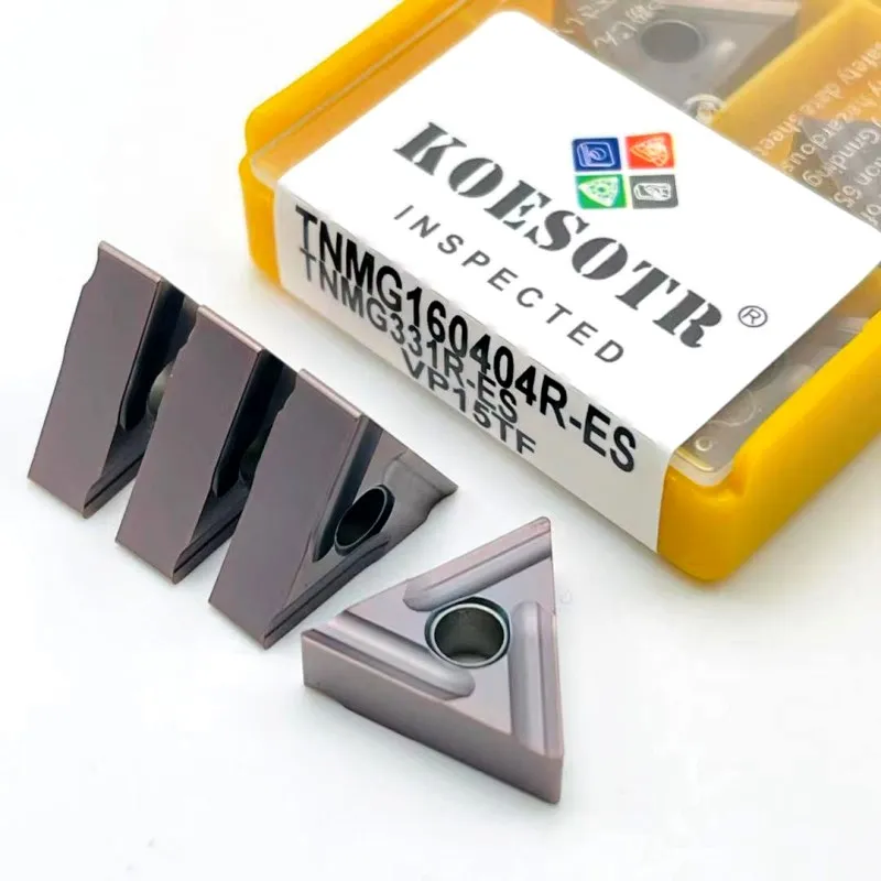 

TNMG160404R TNMG160404L-ES VP15TF UE6020 High Quality Carbide Inserts External Turning Tools Metal TNMG 160404R Turning Tools