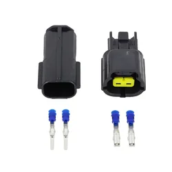 Durable Automotive Waterproof Electrical Wire Plug and Connector Set (1 set 2pin)