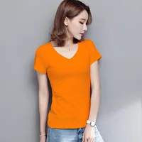 S-5XL Women's Cotton T-shirt Summer 2025 New Casual Elasticity O-neck Short-sleeve Slim Bottom T-shirt Girl's Tops Tees Female
