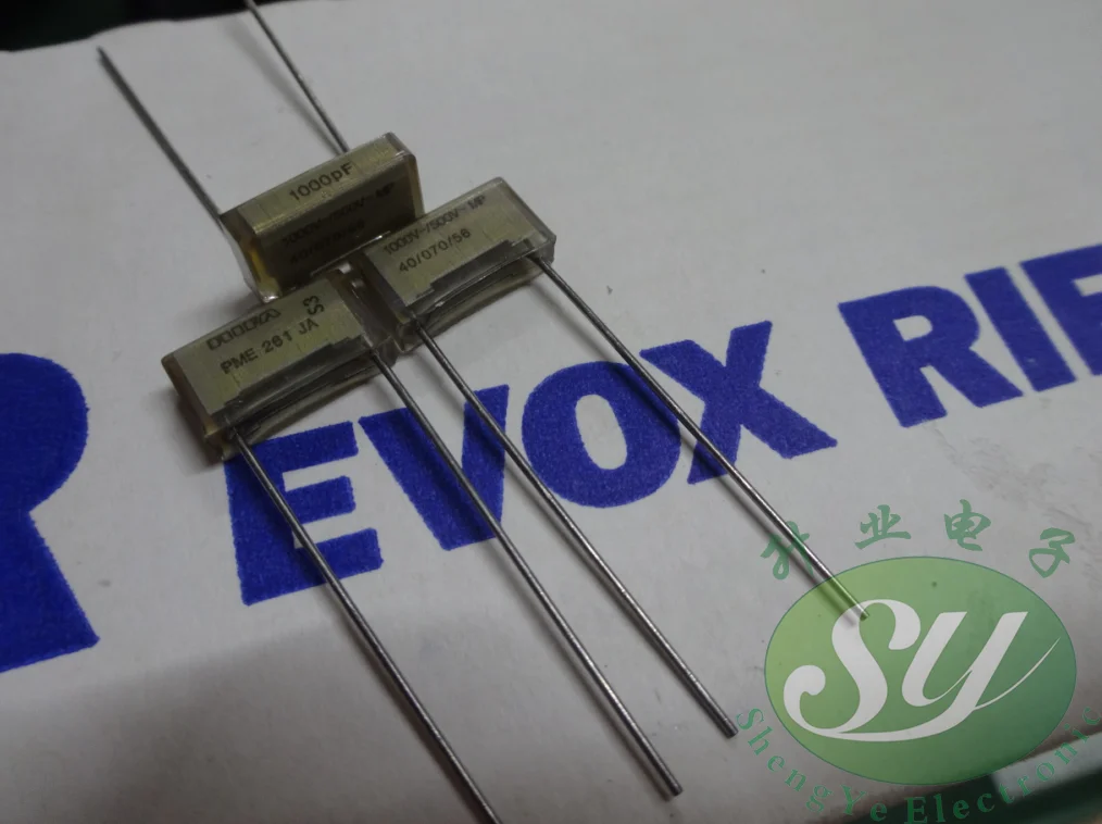 100PCS 100V 0.001uF 1nF 1000pF 2A102J ±5/% Mylar Film Capacitors Radial