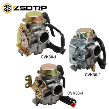 

ZSDTRP Motorcycle CVK30 30mm Carburetor with heater For ATV UTV MANCO TALON Linhai Aeolus VOG BIGHORN 260 300 tank 260 YP250