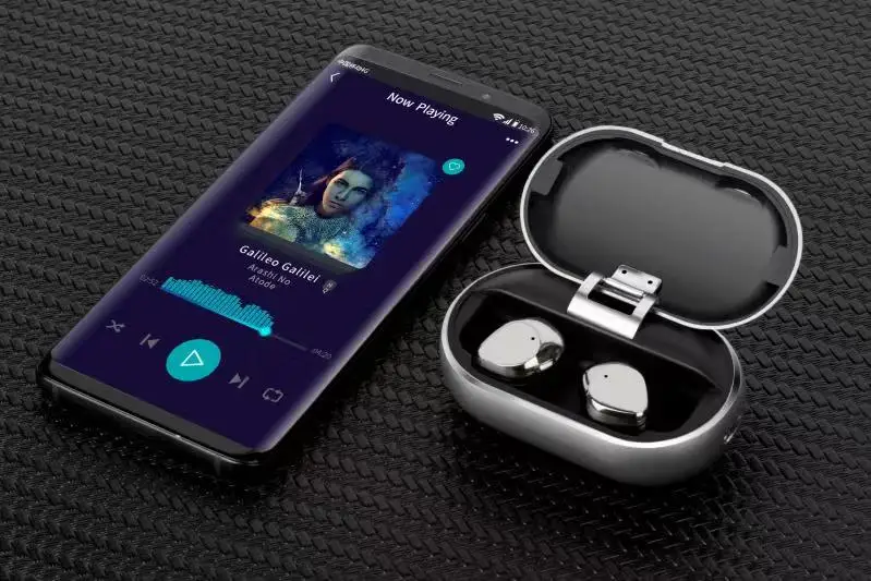 TWS X26 BTBluetooth V5.0 IPX7 водонепроницаемый беспроводной HIFI Динамический наушник в ухо наушники с 1000 мАч с зарядным чехлом