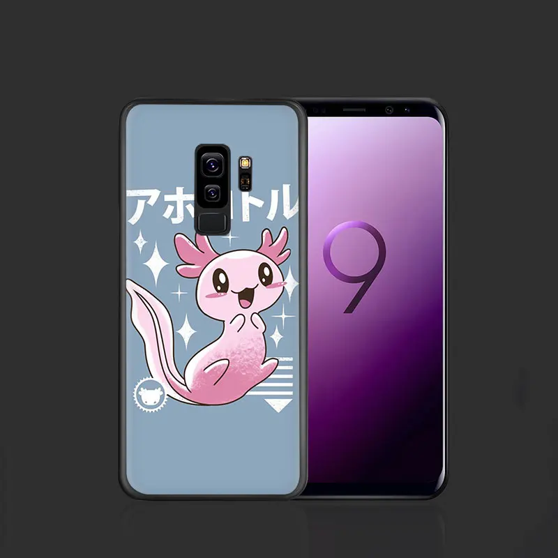Милые животные аксолотль чехол для телефона из ТПУ с принтом "чехол для samsung Galaxy A2 A5 A6 7 8 9 A10S 20S 20E 30S 40S 50S 60 70S