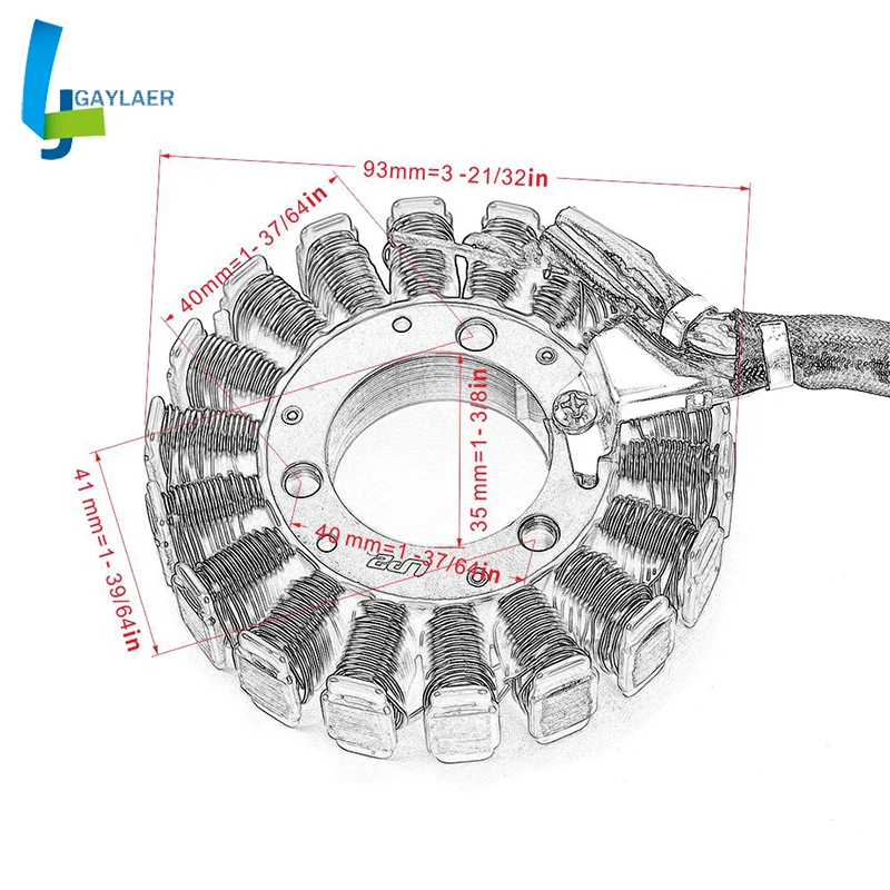 Мотоцикл генератор статора катушки 32101-05G00 для Suzuki LTF250 O зарок 250 2002- LTZ250 LTZ250 Quadsport Z250