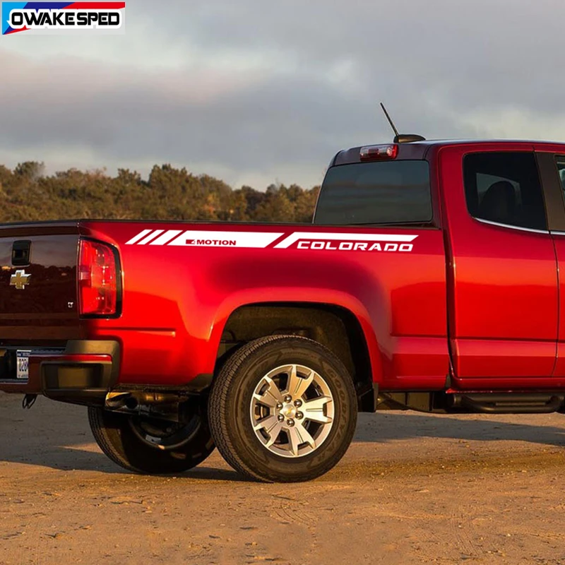 4 Motion Sport Stripes Pickup Trunk Decor Sticker Auto Tail Vinyl Decals OFF ROAD Styling Accessories For-Chevrolet Sonic (4)