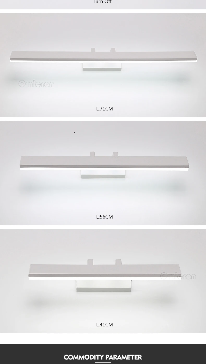 Современный минималистичный светодиодный светильник-зеркало прикроватный светильник светодиодный настенный светильник для ванной светильник светодиодный настенный светильник s прямой креативный светильник для спальни