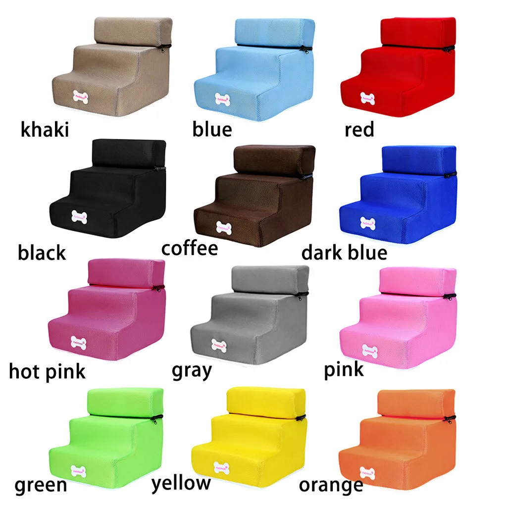 Dog Stairs Pet 3 Steps Stairs For Small Dog Cat Dog House Pet Ramp