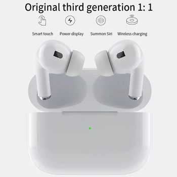 

New Original 1:1 Airpodding Pro 3 Bluetooth Earphone Wireless Headphones Headset Touch Aire Earbuds for iPhone Android pod pro 2