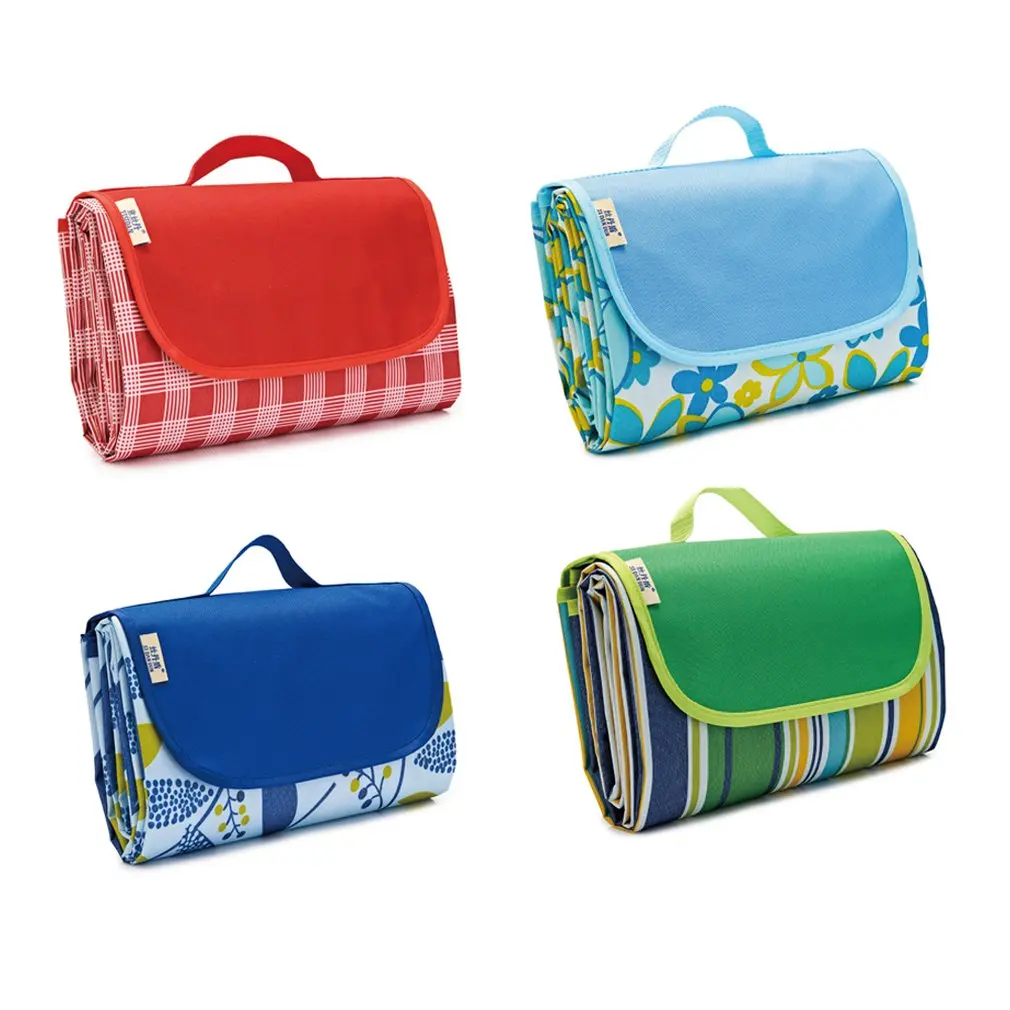 Outdoor Traveling Crash Picnic Pad Cloth Beach Mats Outing Oxford Mat Moisture-Proof Grassland | Спорт и развлечения
