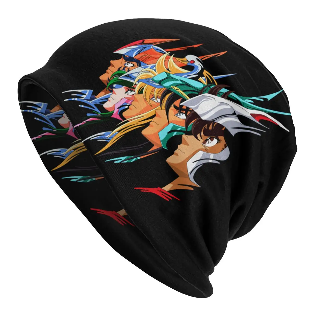 Cappello Lavorato A Maglia Unisex Adulto Saint Seiya Cavalieri Dello Zodiaco Skullies Berretti Berretti Los Caballeros Del Zodiaco Cappelli Con Cofano