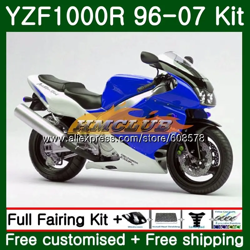 Набор для ухода за кожей YAMAHA YZF1000R Thunderace 1996 2007 61CL. 5 синий YZF-1000R YZF 1000R 96 97 98 99 00 01 02 03 04 05 06 07 обтекатель