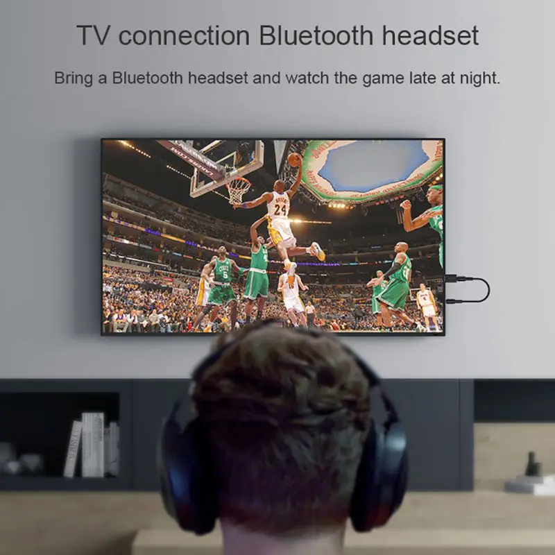 Bluetooth 5,0 передатчик приемник Мини 3,5 мм AUX стерео беспроводной адаптер с Bluetooth для автомобиля ТВ аудио Bluetooth передатчик