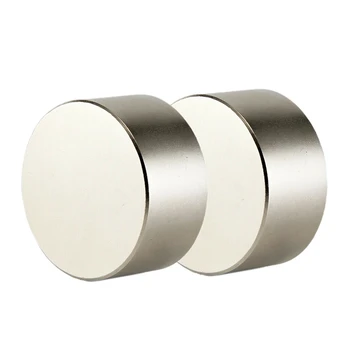 

2Pcs Neodymium net N52 40X20 Mm Super Strong Round Rare Earth Powerful Ndfeb Gallium Metal netic Speaker