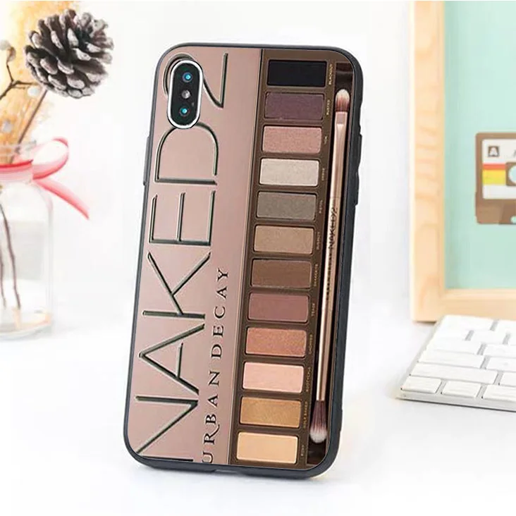 Bernandez 5 5S SE 6 6S Soft TPU Silicone Rubber phone case cover for iPhone 7 8 plus X Xs Max XR Makeup Eye shadow cell |