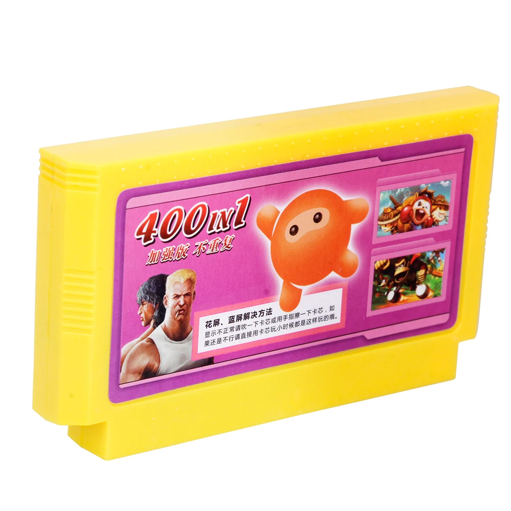 Game Card For 8 Bit Game Console New Arrival 2 Piece Game Collection 400 in 1