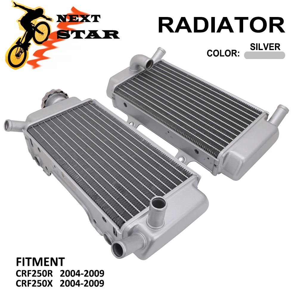 2 шт мотоциклетный алюминиевый радиатор водяного бака охлаждающий кулер для Honda CRF CRF250R CRF250X 250R 250 R 250X250X2004 2005-2009