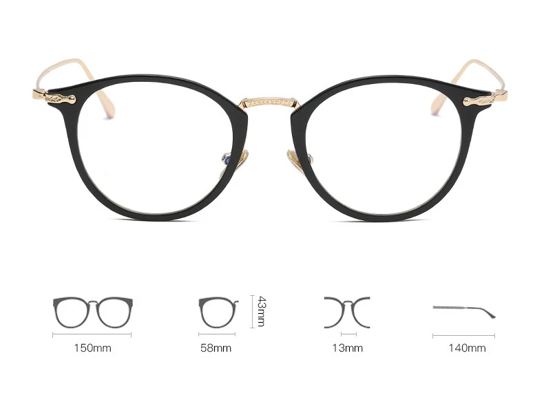 TR90, прозрачные круглые очки для мужчин и женщин, оптические очки для близорукости по рецепту, оправа для очков с прозрачными линзами, оправы для очков Oculos