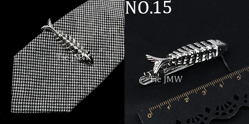 1 Piece Chrome Stainless Tie Clips Scissors Ax Car Owl Sword Hammer Shape Metal Tie Clip for Men Necktie Clips Pin For Mens Gift