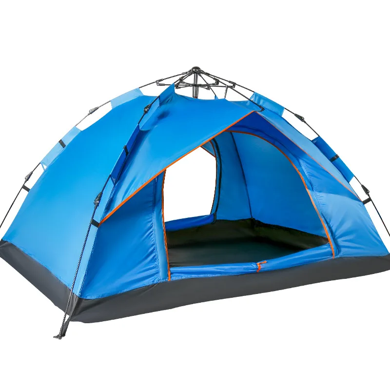 

2019 New Style ShengYuan Outdoor Tent 2-3 People Automatic Easy-to-put-up Tent False Double Layer Two-door Sun-resistant Tent