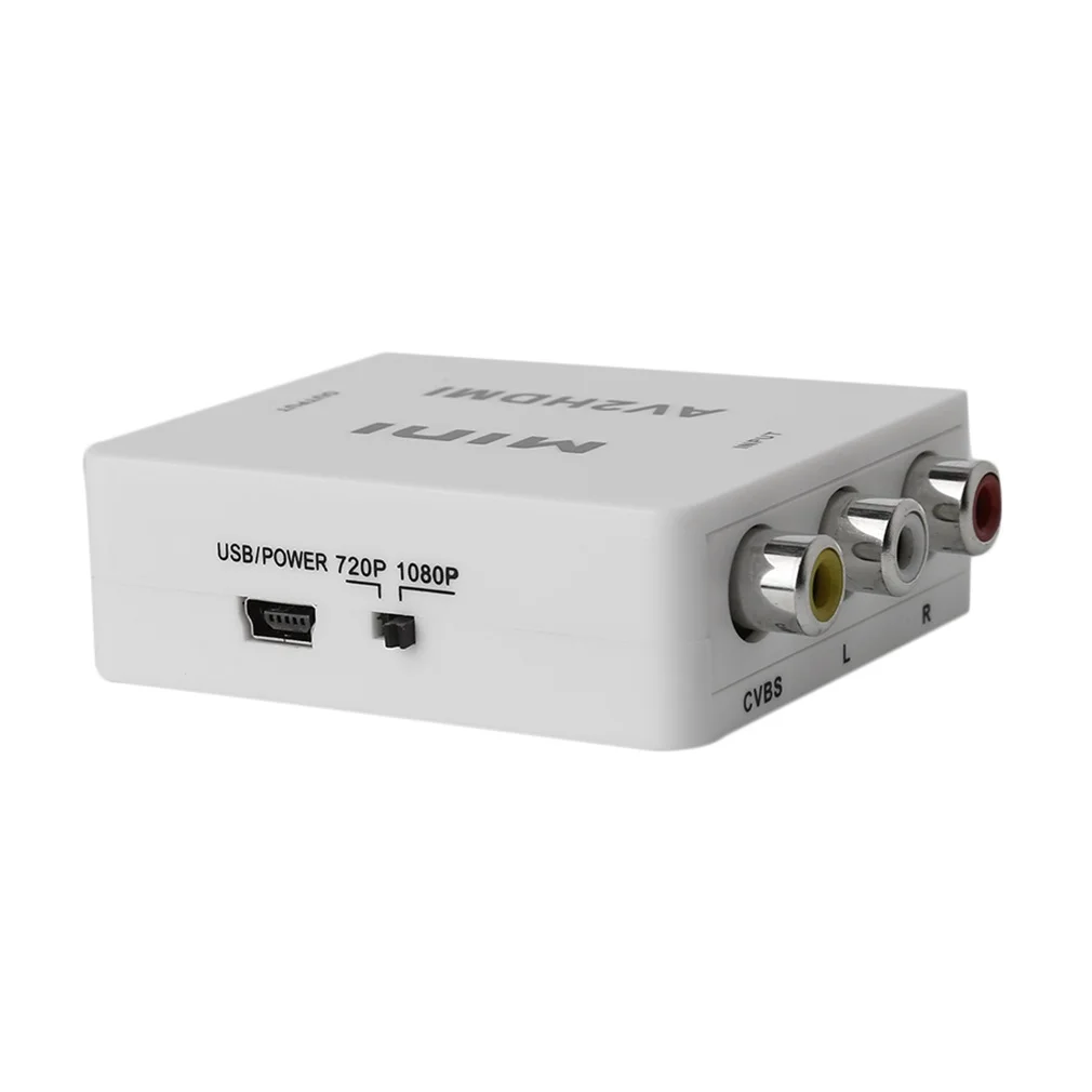 Универсальный мини 1080P AV в HDMI адаптер конвертер ANQ-M609 Профессиональный для ПК ноутбук планшет DVD HDTV