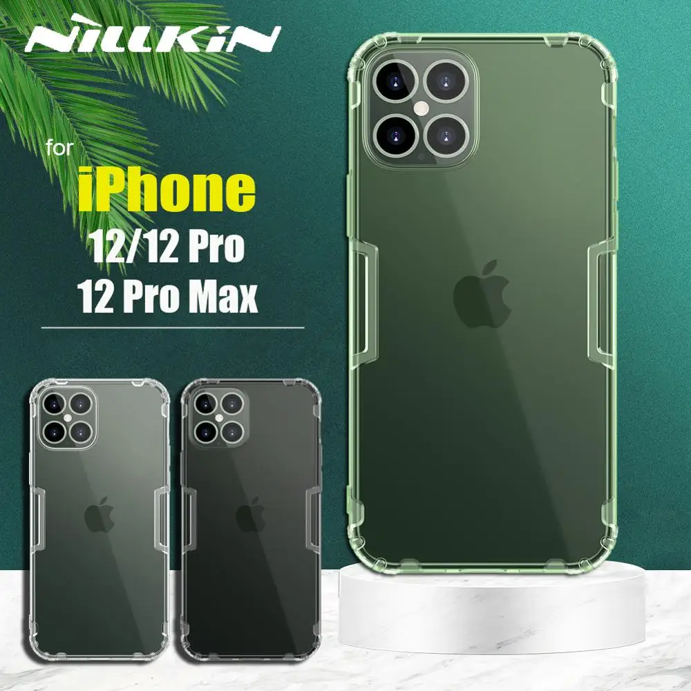 Чехол Nillkin из ТПУ для iPhone 12 Pro Max мягкий прозрачный силиконовый тонкий защитный