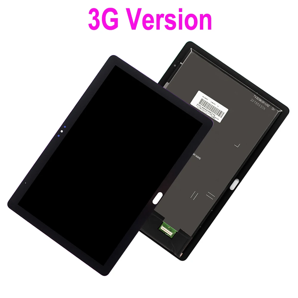 LCD compatible with Huawei MediaPad T5, (black, (type 1), without frame) -  GsmServer