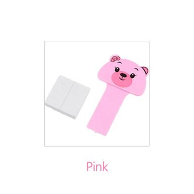 Крышка для унитаза, милый мультяшный чехол для унитаза, ручка для унитаза, грязная ручка, неоткрытый туалет, крышка для унитаза - Цвет: Pink