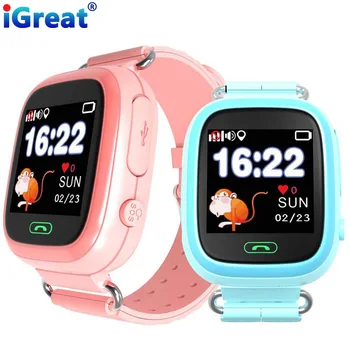

iGreat Q90 plus Kids Smart Watch GPS WIFI SOS Waterproof Phone Positioning Fashion Children Safe Smart Baby Watch Vs Q90 Q15