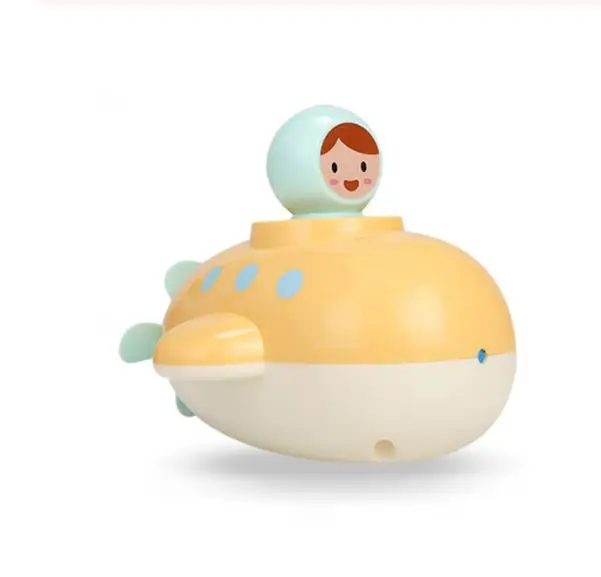 Детская душевая Ванна игрушечная субмарина водяная игрушка для детей детская игровая вода ванная комната заводная дающая игрушка утка сетчатый мешок для хранения