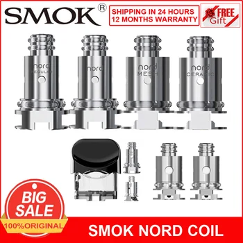 

5pcs SMOK Original Nord Replacement Coil with Regular 1.4ohm 0.6ohm Mesh MTL mesh Coil for SMOK Nord KIt Electronic Cigarette