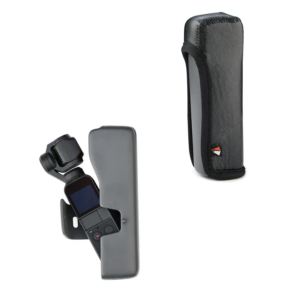 

Anti-Scratch PU Leather Protector Protective Case Cover with Neck/Wrist Strap Lanyard for DJI Osmo Pocket Handheld Gimbal Camera