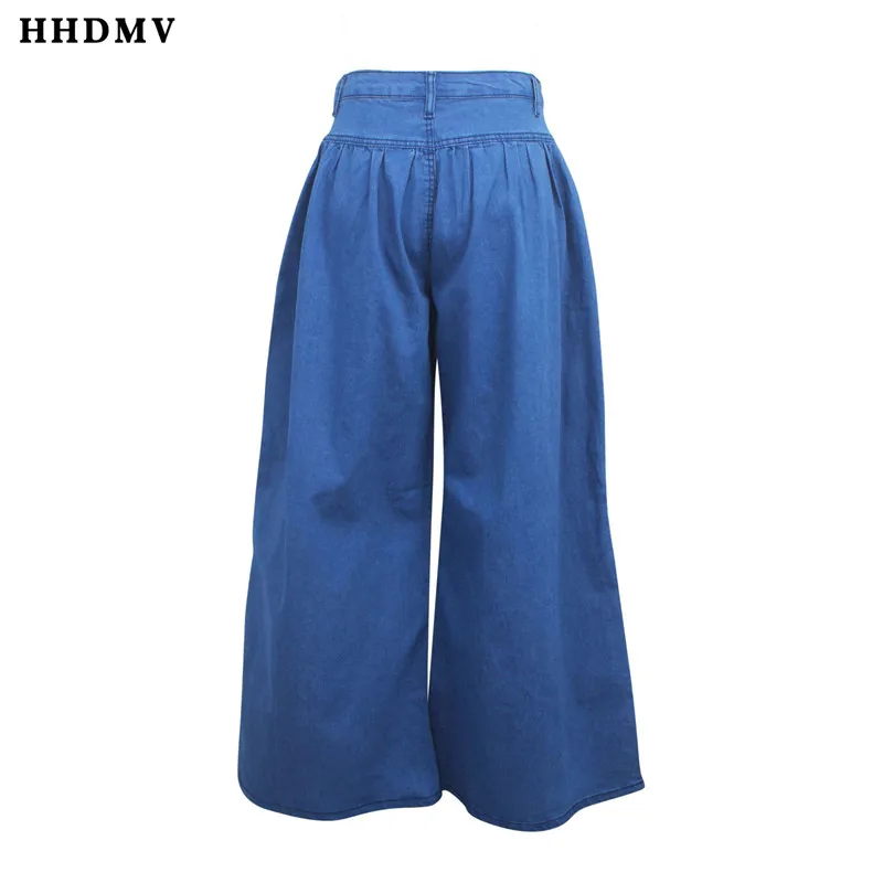 HHDMV GHSF12053 женские новые высокие уличные стильные длинные джинсовые брючные пуговицы карманы с высокой талией Простые без украшения джинсовые длинные штаны