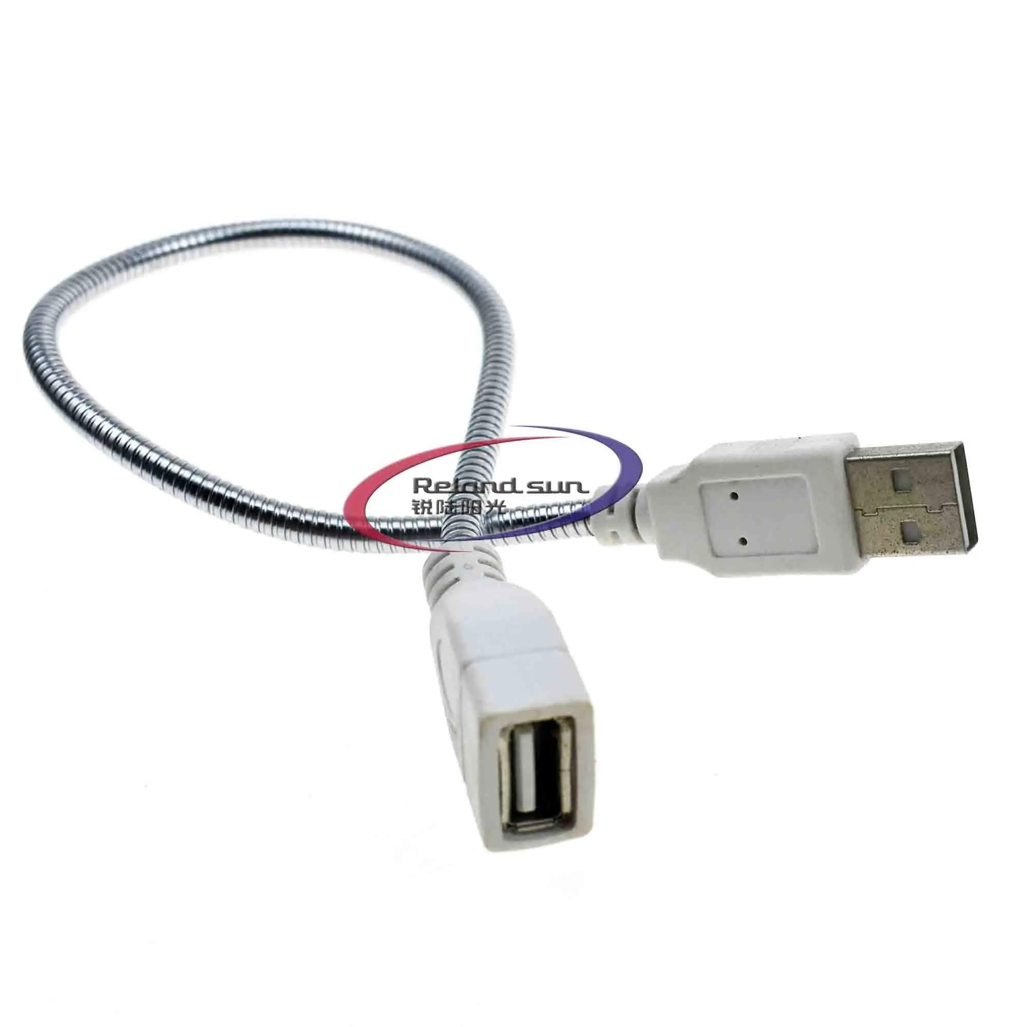Настольная лампа USB кабель питания удлинитель гибкий металлический шланг