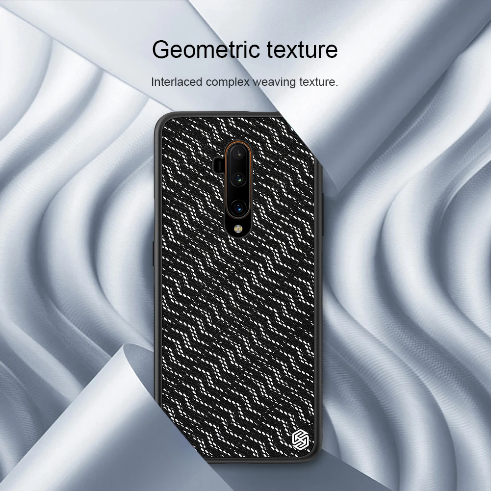 Чехол для OnePlus 7T Pro, чехол NILLKIN Twinkle из искусственной кожи, Гибкая Рамка из ТПУ и поликарбоната, чехол для телефона для OnePlus 7T Pro 6,67''
