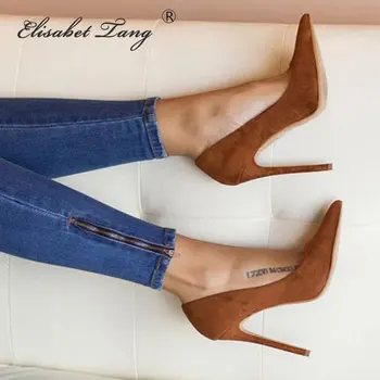 

ElisabetTang Women's Shoes High Heels Zapatos de Mujer Casual Ladies Shoes Stiletto Pumps Chaussures Femme Sexy Sapato Feminino