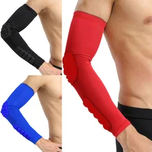 Спортивные налокотники рука охранники рукав двойной анти-столкновения дизайн 1 шт