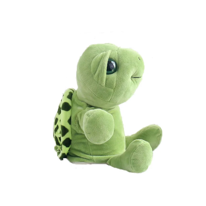 Children Animal Hand Puppet Toy Cartoon Cute Plush Elephant Turtle Giraffe Puppet Toy Hand Doll Storytelling Education Toy Gifts - Цвет: Turtle