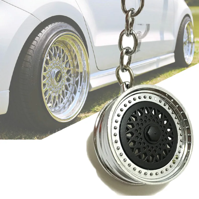 Автомобильный брелок кольцо для ключей автомобиля брелок мини 5 обод колеса Модель брелок Тюнинг автомобиля Автозапчасти брелок