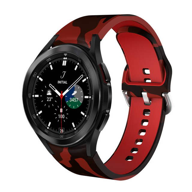 Strap For Samsung Galaxy Watch 4 classic Band 46mm 42mm Printed pattern Bracelet For Galaxy 4 44mm 40mm Watch Correa