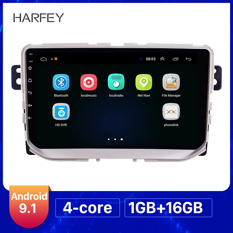Harfey 9 'ɺndroid 0 автомобильный GPS-радиоплеер для 2017 2018 2019 Great Wall Haval H2 (красная