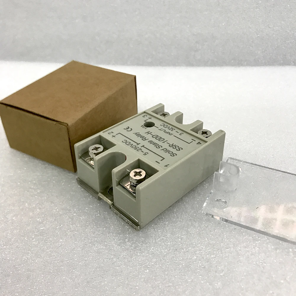 DC Контроль SSR 10DD 25DD 40DD 60DD 10A 25A 40A 60A на самом деле от 3 до 32 В постоянного тока 5 250VDC